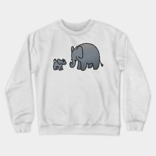 Joyous June Elephants Crewneck Sweatshirt